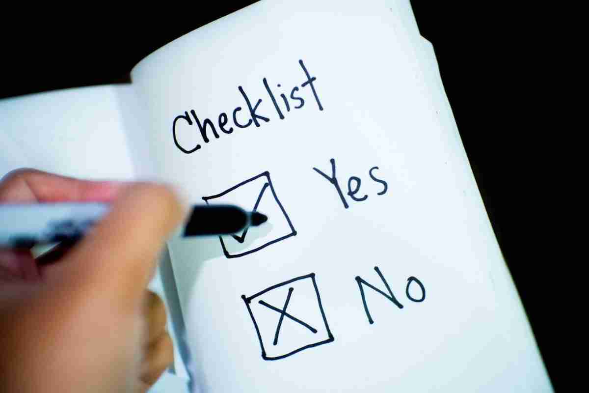 electrical contractor checklist